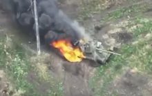 Залужный показал эффектное уничтожение вражеского Т-80 (видео)