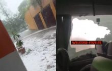 Аномальный град не покидает Италию: еще один город покрыт льдом (видео)