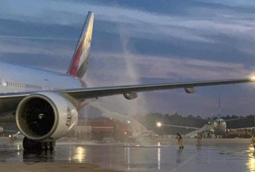 У російському аеропорту Пулково загорівся літак авіакомпанії Emirates