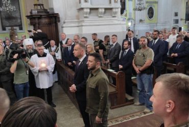 Не анонсували: Зеленський та Дуда зустрілися в Луцьку (фото)