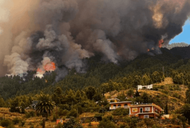 На испанском острове Ла-Пальма начался лесной пожар, проводится эвакуация людей