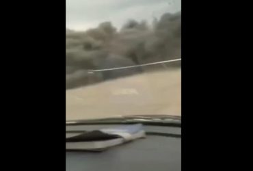 У мережі з'явилося відео потужного прильоту в Олешках