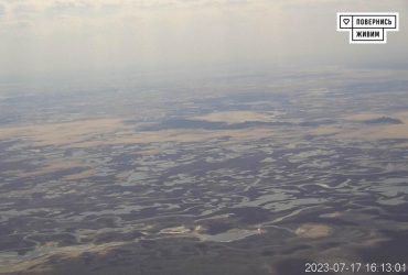 Появились свежие снимки Каховского водохранилища