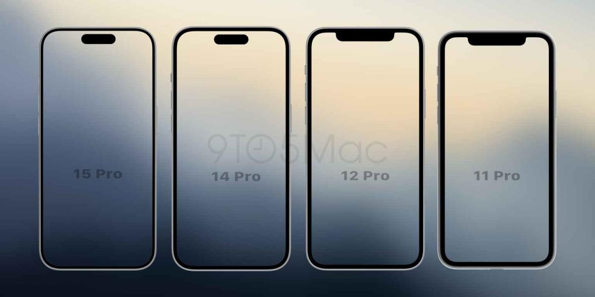 iPhone 15 Pro vs iPhone 14 Pro vs iPhone 12 Pro vs iPhone 11 Pro / фото 9to5mac