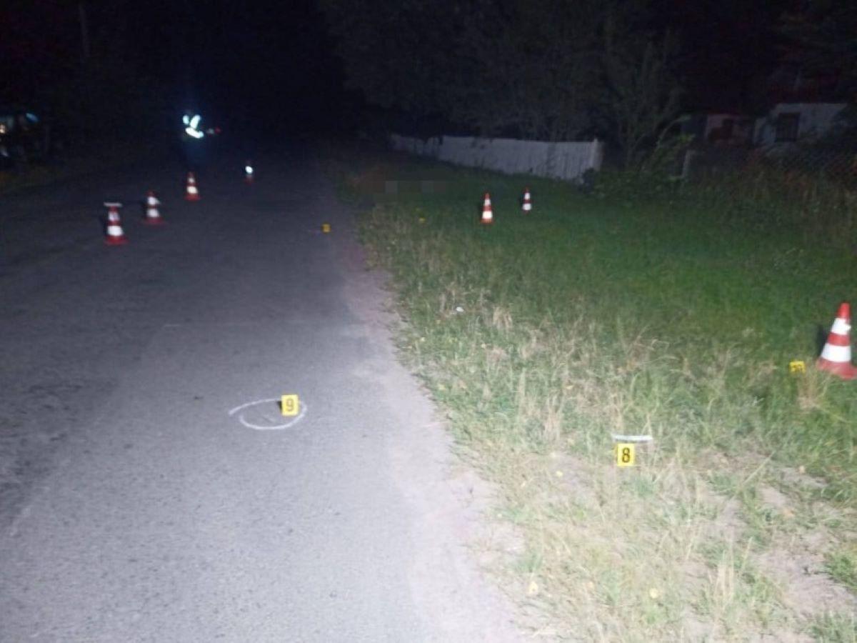 Поліцейський на смерть збив жінку / фото ГУНП Поліцейський на смерть збив жінку / фото ГУНП