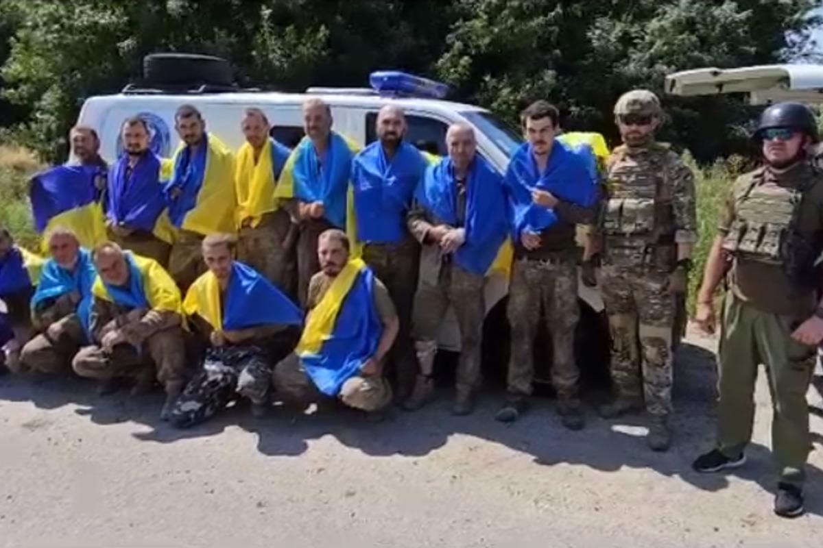 Из российского плена удалось освободить еще 22 украинских военных / скриншот Из российского плена удалось освободить еще 22 украинских военных / скриншот