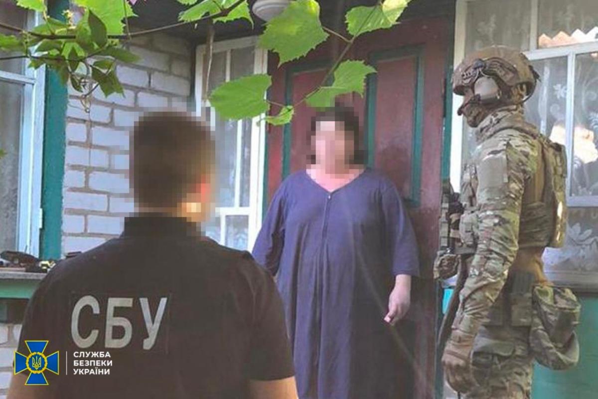 Предательница искала ремонтные базы ВСУ / фото СБУ Предательница искала ремонтные базы ВСУ / фото СБУ