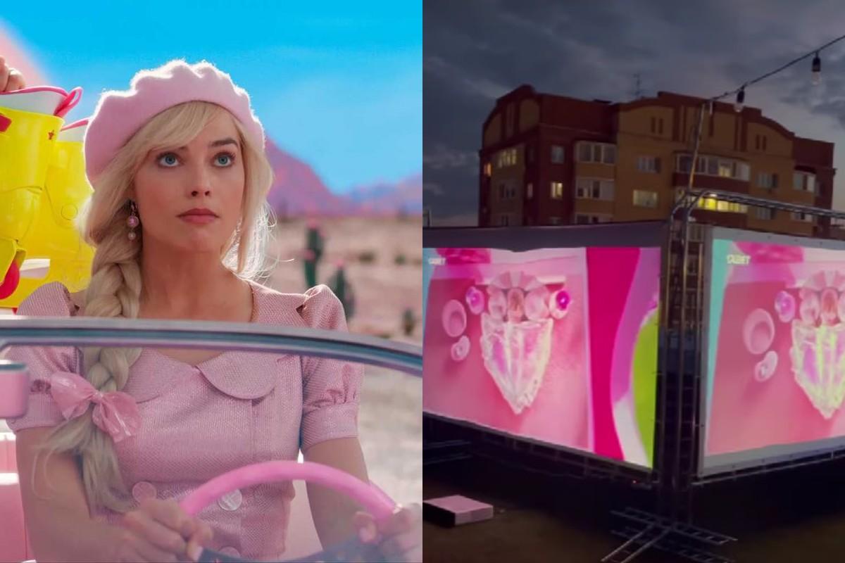 У Тюмені відкрито анонсували показ "Барбі" під відкритим небом / колаж