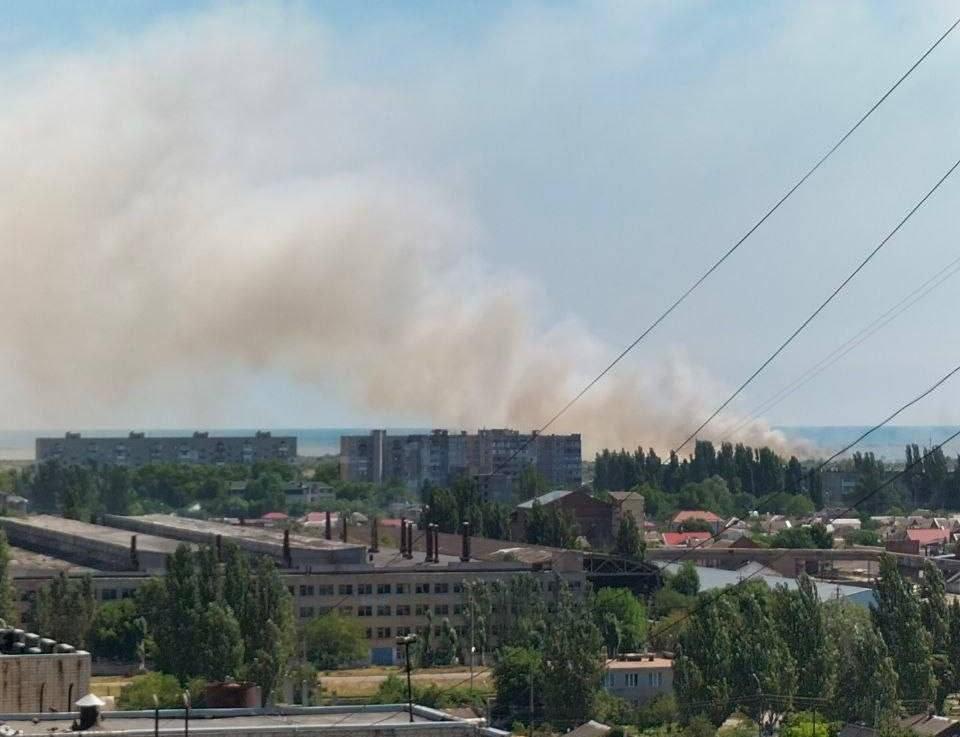 У Бердянську прогриміли вибухи / соцмережі У Бердянську прогриміли вибухи / соцмережі