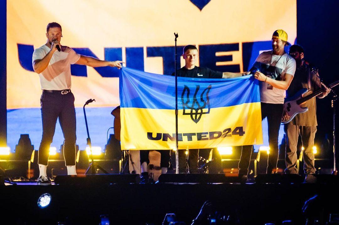 14-річний українець з кліпу Imagine Dragons вийшов на сцену разом з гуртом / фото instagram UNITED24 14-річний українець з кліпу Imagine Dragons вийшов на сцену разом з гуртом / фото instagram UNITED24