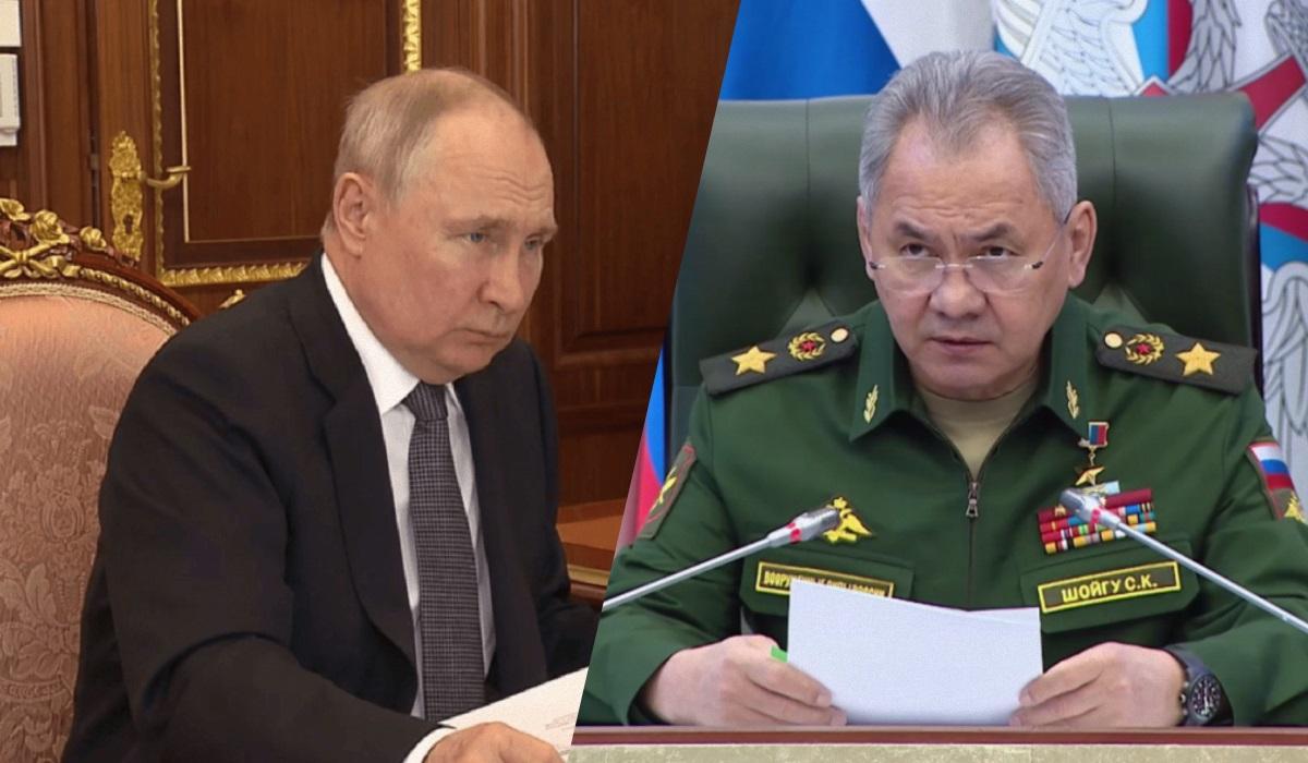 Путин начал чистки в Минобороны РФ / коллаж УНИАН, скриншот из видео Путин начал чистки в Минобороны РФ / коллаж УНИАН, скриншот из видео