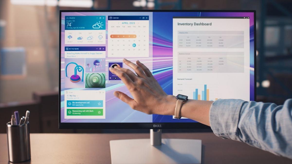 Dell выпустила монитор, который можно превратить в большой планшет / Скриншот Dell выпустила монитор, который можно превратить в большой планшет / Скриншот