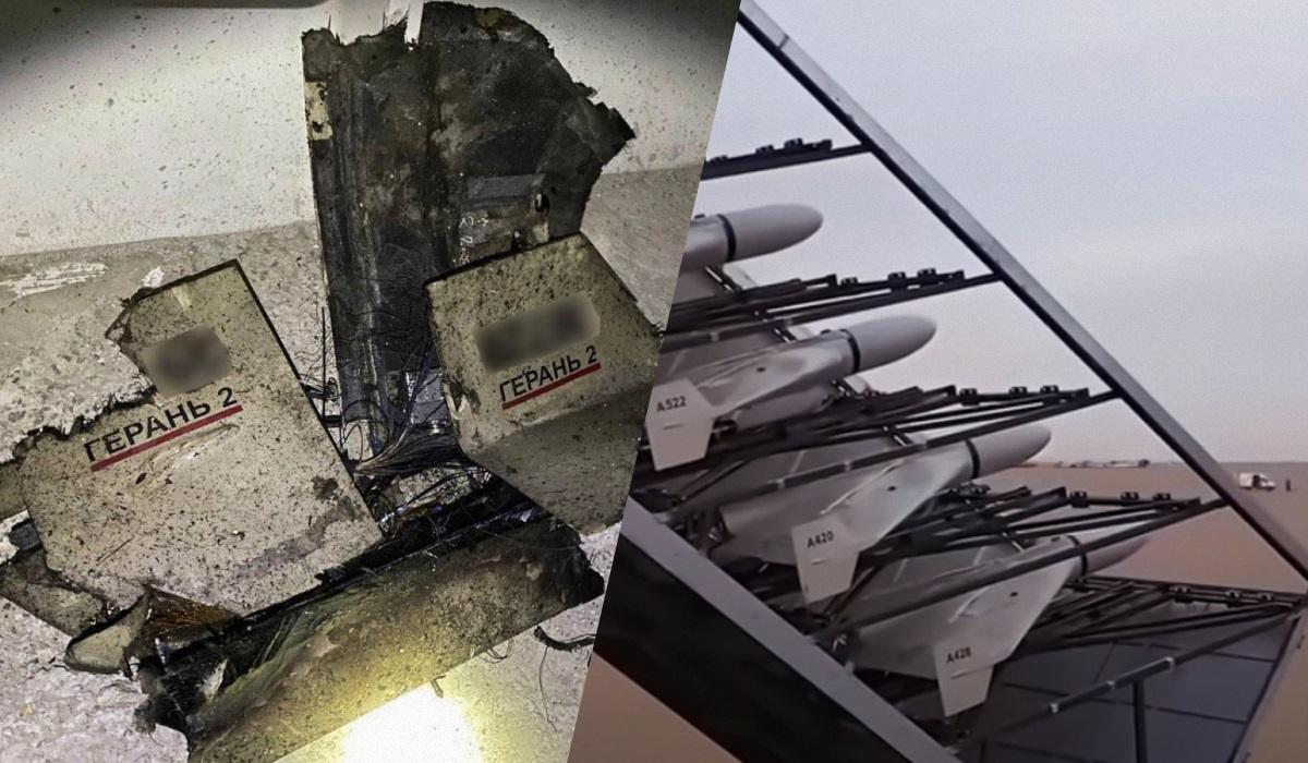 Россияне ночью атаковали Украину / коллаж УНИАН, фото Днепропетровская ОВА, скриншот с видео