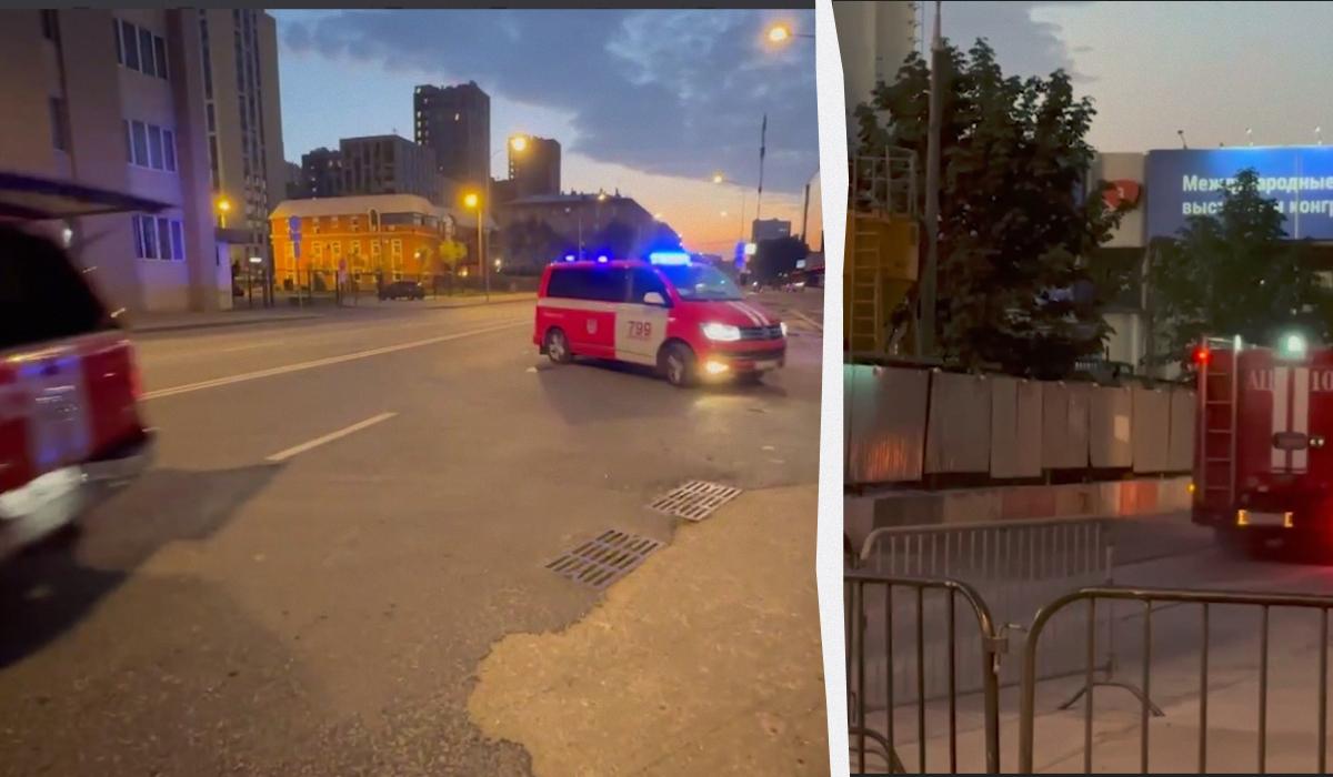 Дрон упал в районе "Экспоцентра"/ Колаж УНИАН, скриншоті из видео, соцсети Дрон упал в районе "Экспоцентра"/ Колаж УНИАН, скриншоті из видео, соцсети