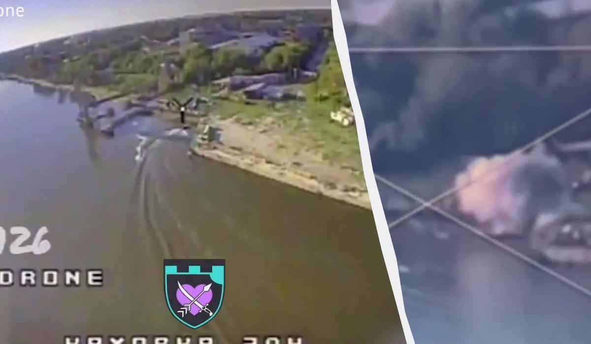 ЗСУ знизили човни з ворожими ДРГ / колаж УНІАН, скріншот з відео ЗСУ знизили човни з ворожими ДРГ / колаж УНІАН, скріншот з відео