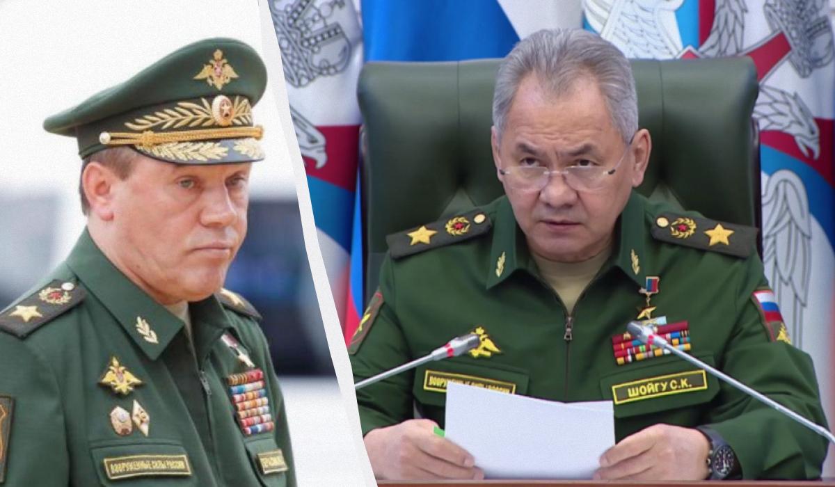Прихильники "жорсткої лінії" серед спецслужб РФ хочуть звільнення Шойгу з Герасимовим / колаж УНІАН, фото REUTERS, фото скріншот Прихильники "жорсткої лінії" серед спецслужб РФ хочуть звільнення Шойгу з Герасимовим / колаж УНІАН, фото REUTERS, фото скріншот