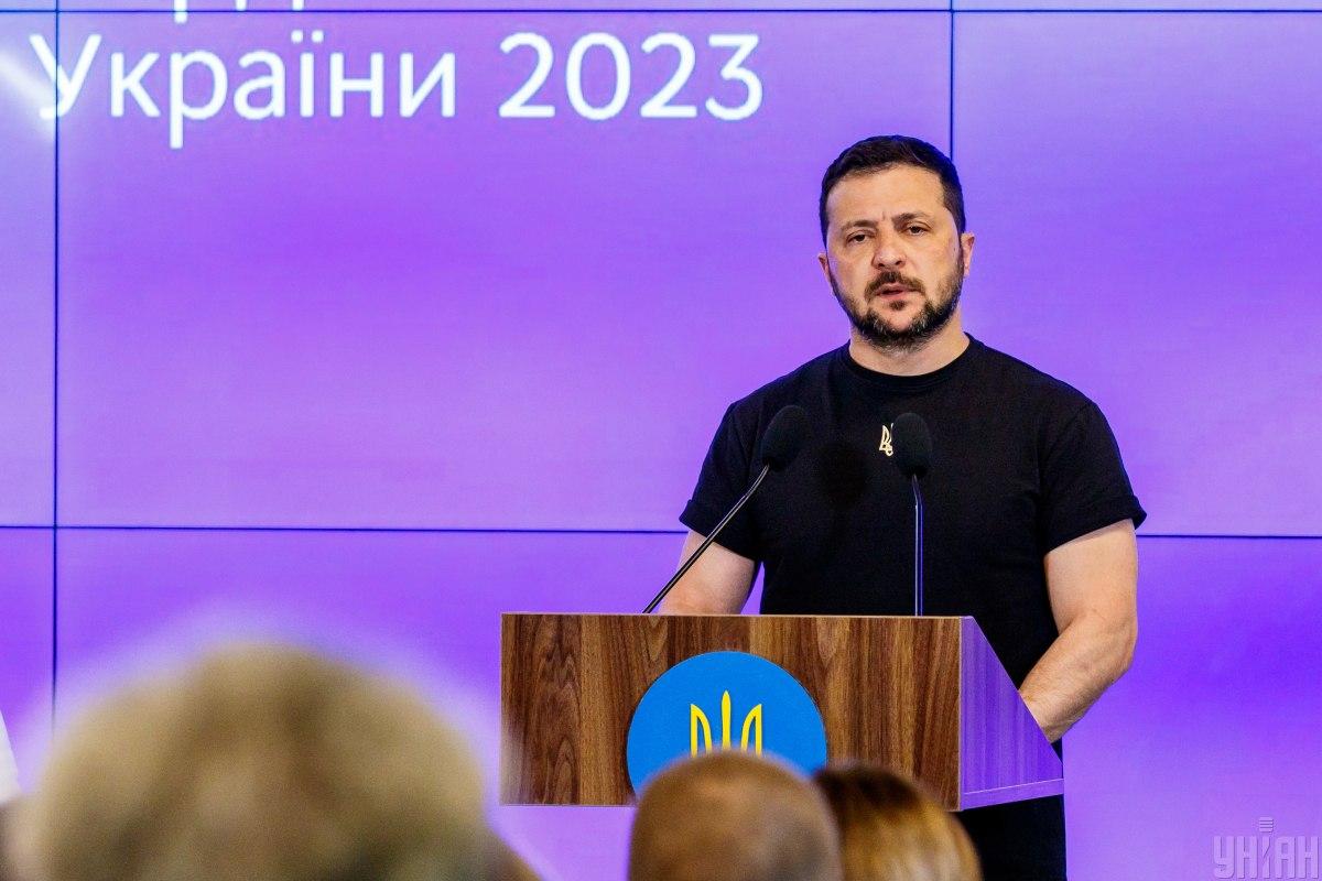 Владимир Зеленский сказал, что Украина достигла промежуточной победы / фото УНИАН Владимир Зеленский сказал, что Украина достигла промежуточной победы / фото УНИАН