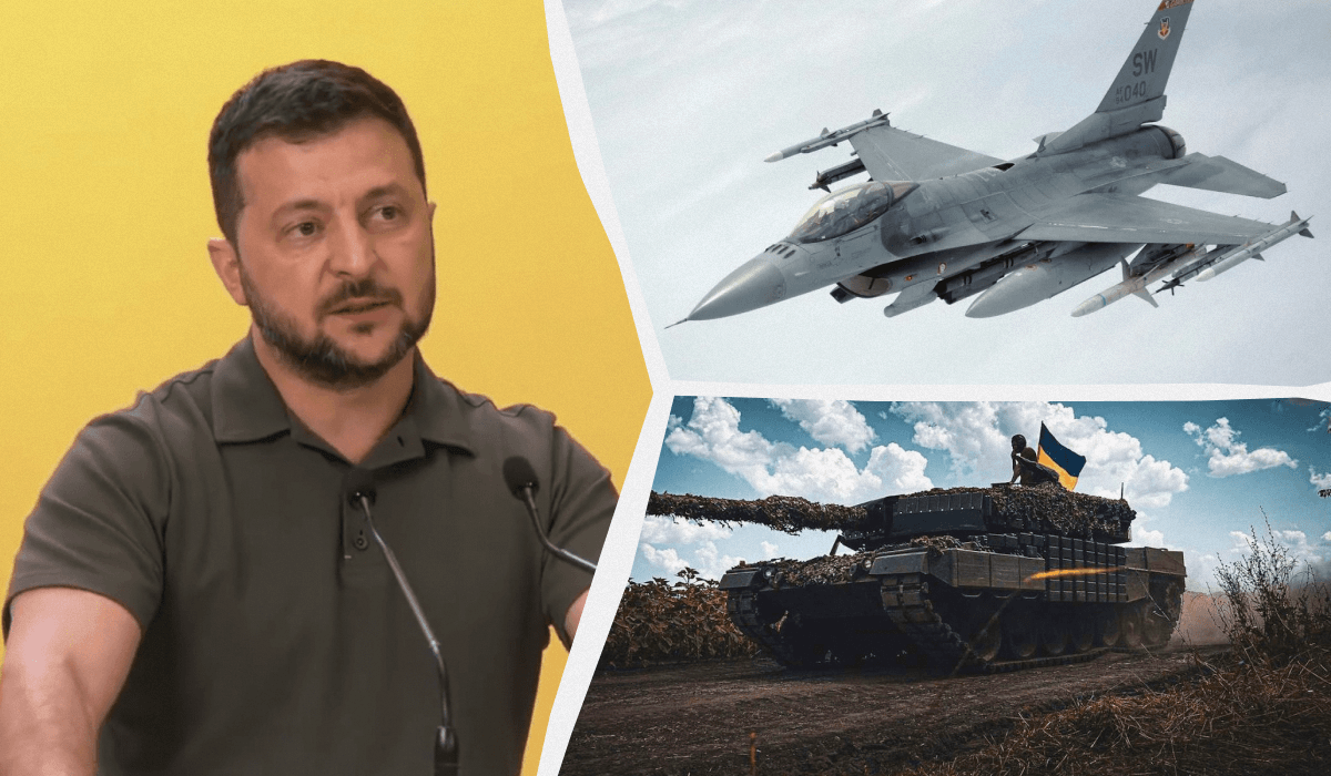 Володимир Зеленський розповів про ситуацію у війні / колаж УНІАН, фото УНІАН, US Air Force, t.me/V_Zelenskiy_official Володимир Зеленський розповів про ситуацію у війні / колаж УНІАН, фото УНІАН, US Air Force, t.me/V_Zelenskiy_official