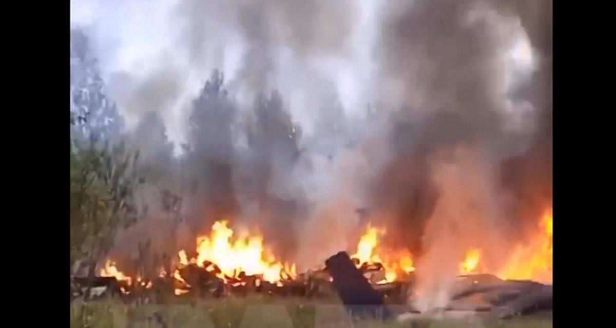 Джерело не змогло підтвердити, чи був Пригожин на борту / скріншот Джерело не змогло підтвердити, чи був Пригожин на борту / скріншот