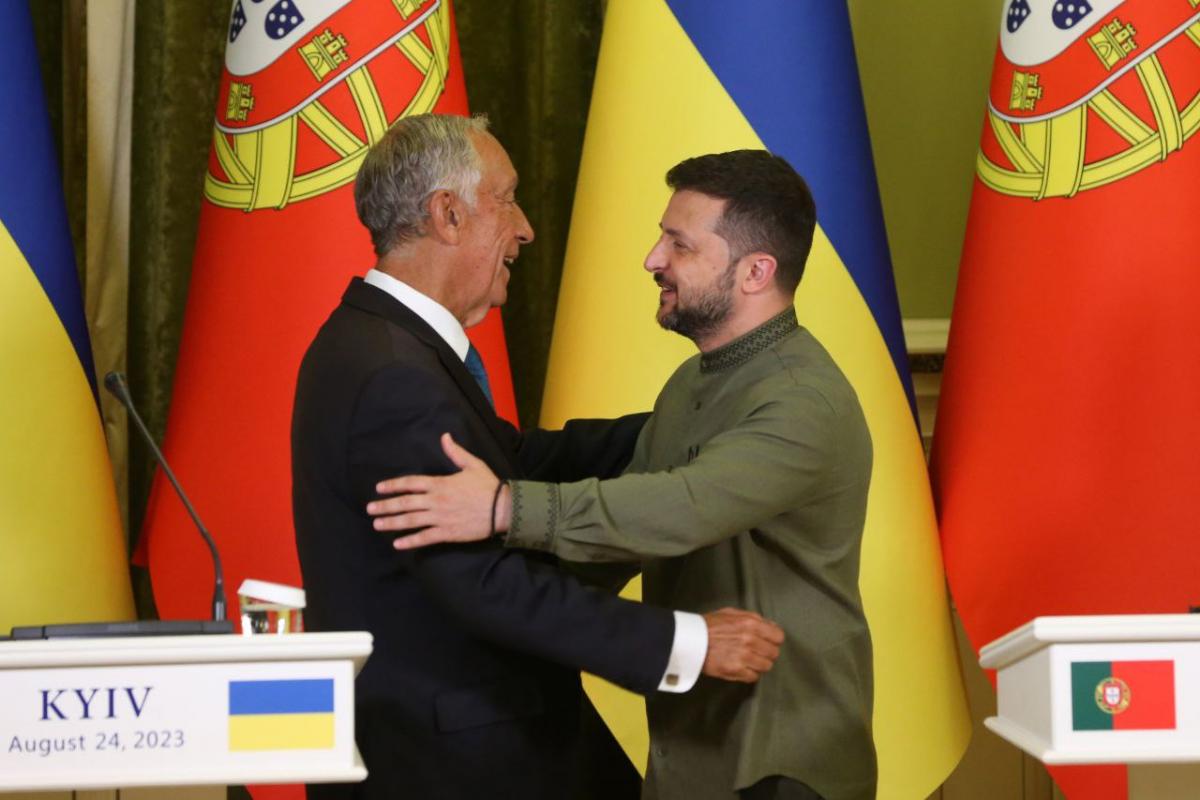 Марсело Ребелу де Соуза став першим президентом Португалії, який відвідав Україну за 25 років / фото УНІАН, Віктор Ковальчук