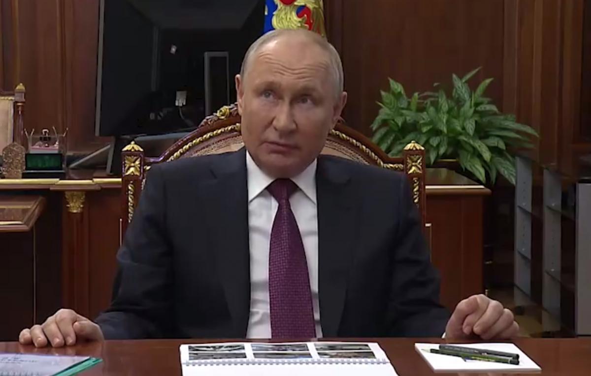 Путін приїхав у Ростов / скріншот Путін приїхав у Ростов / скріншот