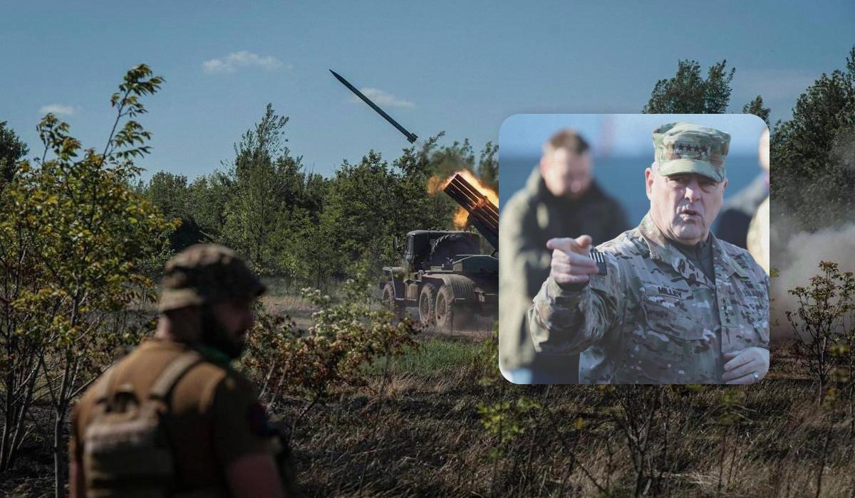 Міллі дав оцінку ситуації на фронті / колаж УНІАН, фото defense.gov, facebook.com/GeneralStaff.ua Міллі дав оцінку ситуації на фронті / колаж УНІАН, фото defense.gov, facebook.com/GeneralStaff.ua