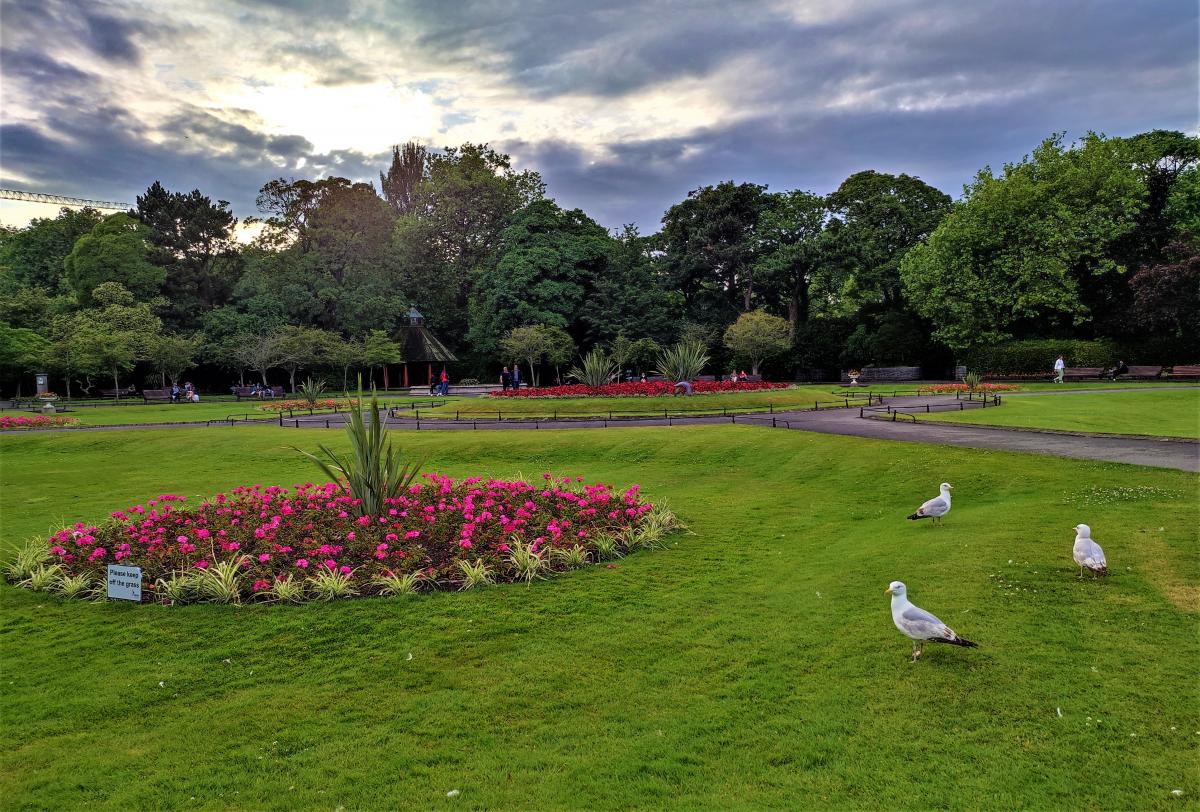 Парк Сант-Стівенс-Грін в Дубліні / фото Марина Григоренко