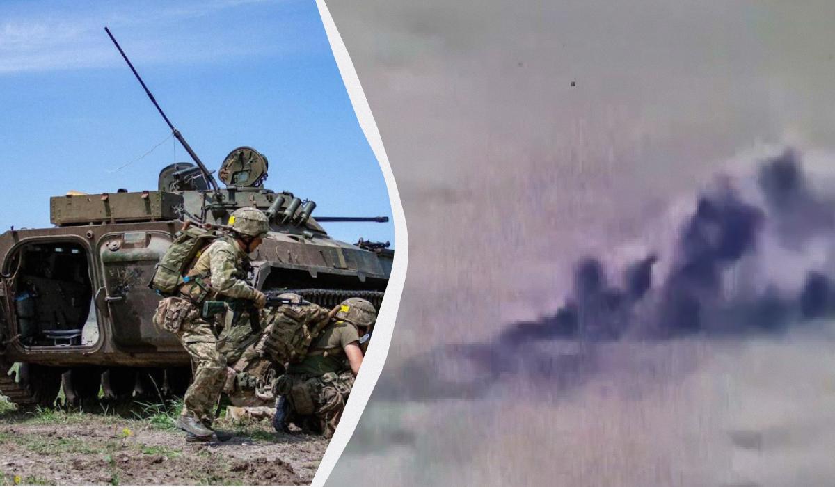ЗСУ ліквідували БТР армії РФ на Запорізькому напрямку / колаж УНІАН, фото скріншот, фото facebook.com/OperationalCommandSouth ЗСУ ліквідували БТР армії РФ на Запорізькому напрямку / колаж УНІАН, фото скріншот, фото facebook.com/OperationalCommandSouth