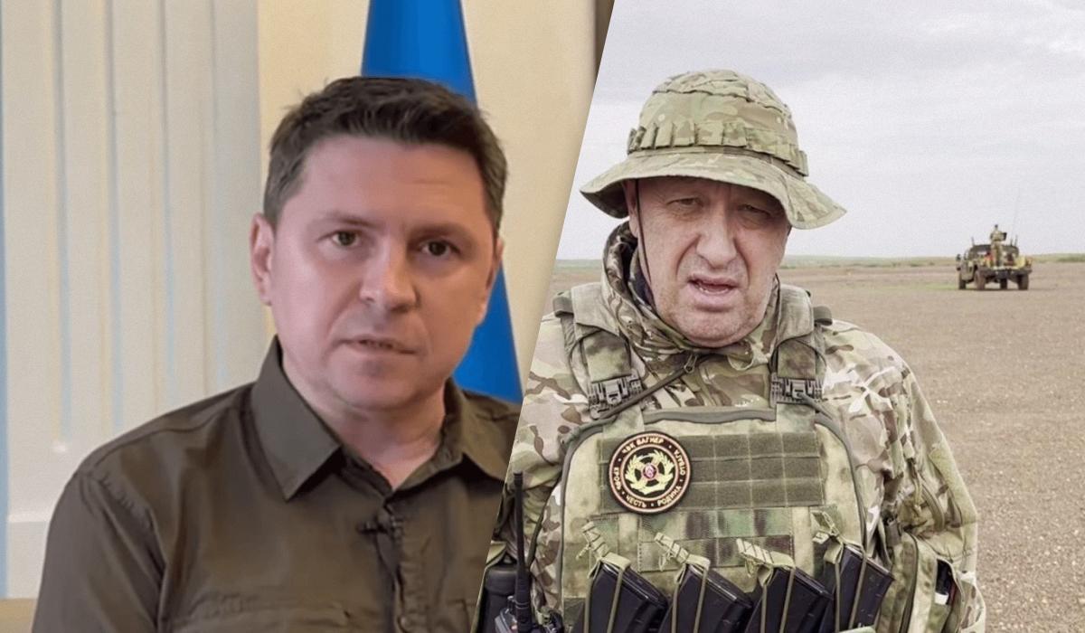 Подоляк дав прогноз для "Вагнера" після смерті Пригожина / колаж УНІАН, фото скріншот з відео Подоляк дав прогноз для "Вагнера" після смерті Пригожина / колаж УНІАН, фото скріншот з відео