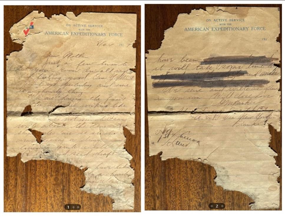 Мужчина потерял дар речи, обнаружив 100-летнюю записку от солдата, спрятанную под ковром Мужчина потерял дар речи, обнаружив 100-летнюю записку от солдата, спрятанную под ковром
