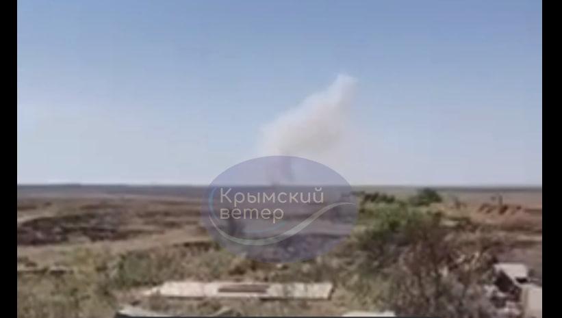 В Крыму прогремел взрыв / скриншот В Крыму прогремел взрыв / скриншот