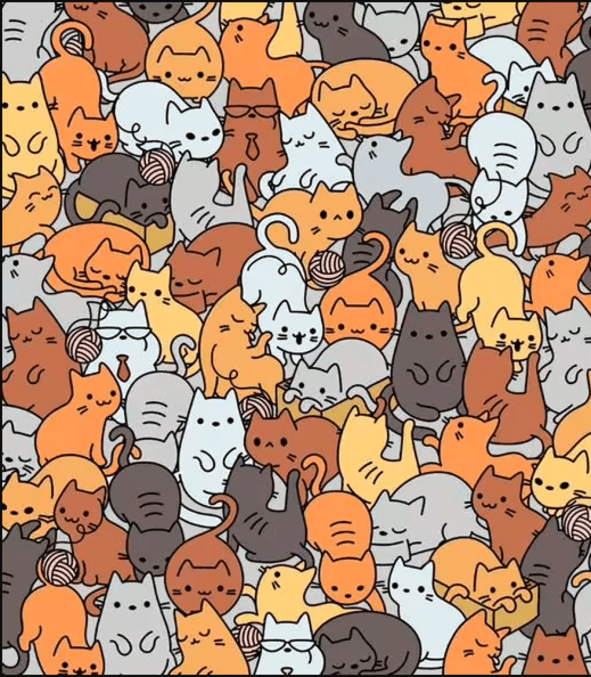 Кошачья головоломка - найдите мышку среди кошек за 6 секунд — УНИАН