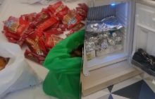 Ланч-бокс по-русски: туристы из РФ украли из турецкого отеля 35 кг еды (видео)