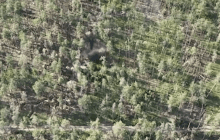 Украинские воины показали эффектное уничтожение пункта аэроразведки РФ (видео)