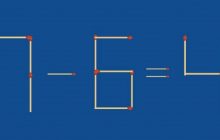 Головоломка для найрозумніших: приберіть два сірники й отримаєте правильну відповідь