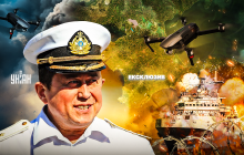 Капітан I рангу запасу ВМС України Андрій Риженко: Щоб потопити ЧМ РФ, Україні потрібно, мінімум, кілька сотень дронів-камікадзе