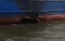 Після атаки дрона в російському танкері Sig утворилася величезна пробоїна (відео)