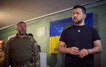 Зеленський відвідав штаби бригад на Мелітопольському напрямку (відео)