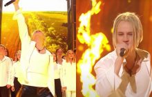 Путинист SHAMAN "загорелся" на концерте в Крыму (видео)