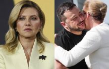 Зеленский обнял другую женщину: в сети посмеялись над реакцией его супруги (видео)