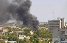 В оккупированном Бердянске - столб дыма: ВСУ научили оккупантов "народной примете" (фото)
