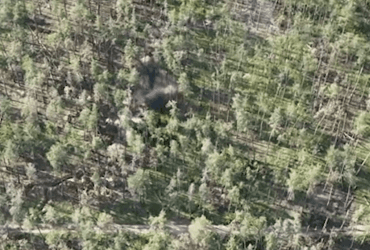 Українські воїни показали ефектне знищення пункту аеророзвідки РФ (відео)