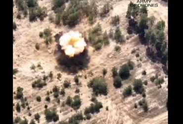 Армия дронов: украинская птичка демилитаризовала три российские гаубицы (видео)