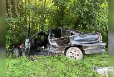 На Черкащині нетверезий водій влетів у авто поліції, що вже оформлювала ДТП