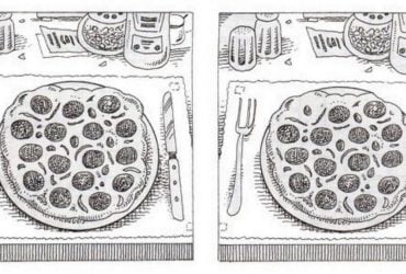 Аппетитная головоломка: только гений найдет все отличия между пиццами за 20 секунд