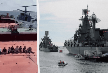 Появилось видео нападения россиян на турецкий сухогруз Sukru Okan