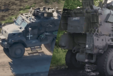 Хорошая машина: бойцы показали бронетранспортеры International MaxxPro в работе (видео)