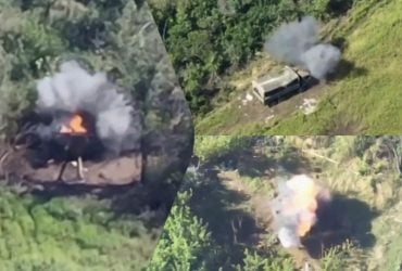 ВСУ показали, какую молотильню под Бахмутом устроил FPV-дрон (видео)