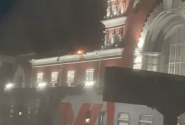 На вокзале в российском Курске произошла бавовна (видео)