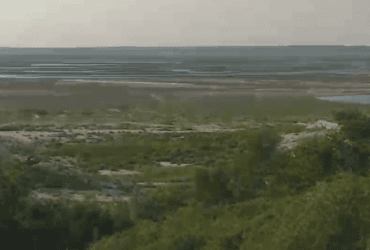 З'явилося нове відео з Каховського водосховища